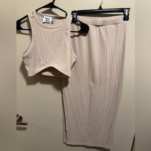 Princess Polly Ellie Set in Beige